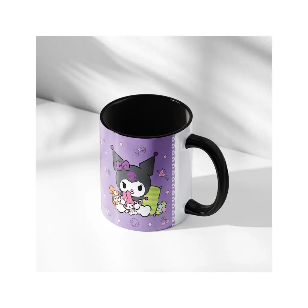 ماگ داخل رنگی کرومی / طوطی دیزاین