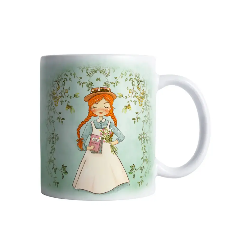 ماگ داخل رنگی آنی شرلی / طوطی دیزاین