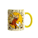 ماگ داخل رنگی تن تن / طوطی دیزاین