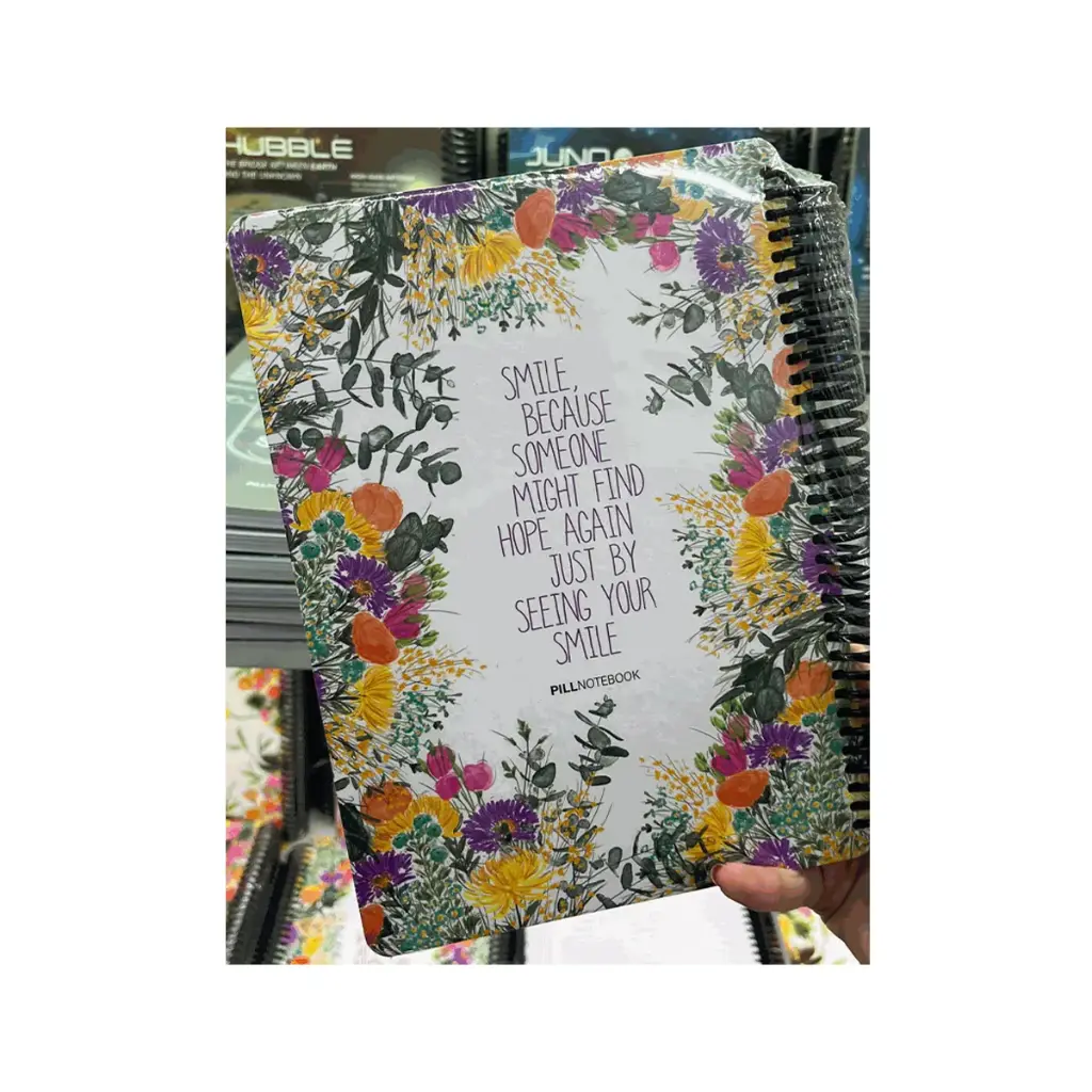 دفتر 100 برگ وزیری فلو گلگلی طرح 2 / پیل