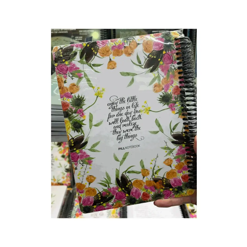 دفتر 200 برگ وزیری فلو گلگلی طرح 1 / پیل