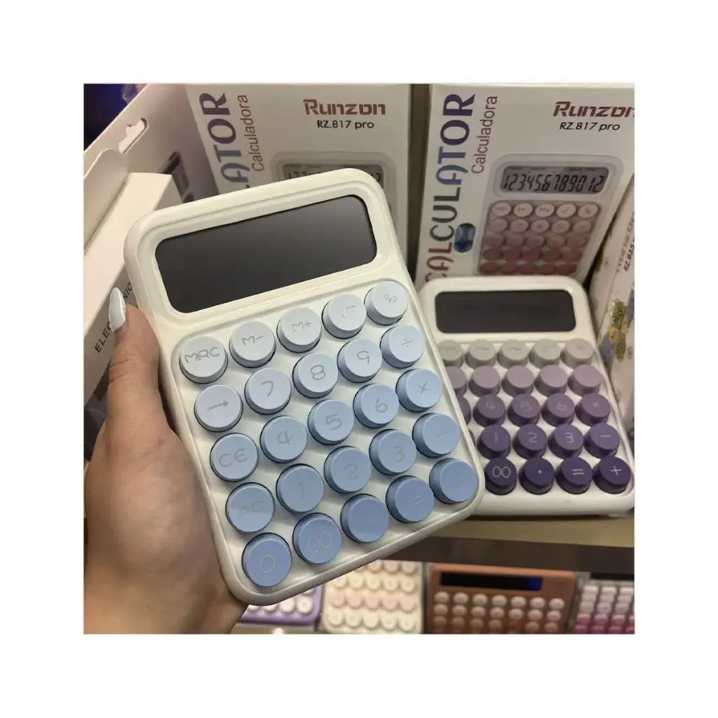 ماشین حساب فانتزی پینترستی برند Runzon کوچک