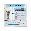 ماشین حساب پاستیلی فانتزی تخت دکمه رنگی