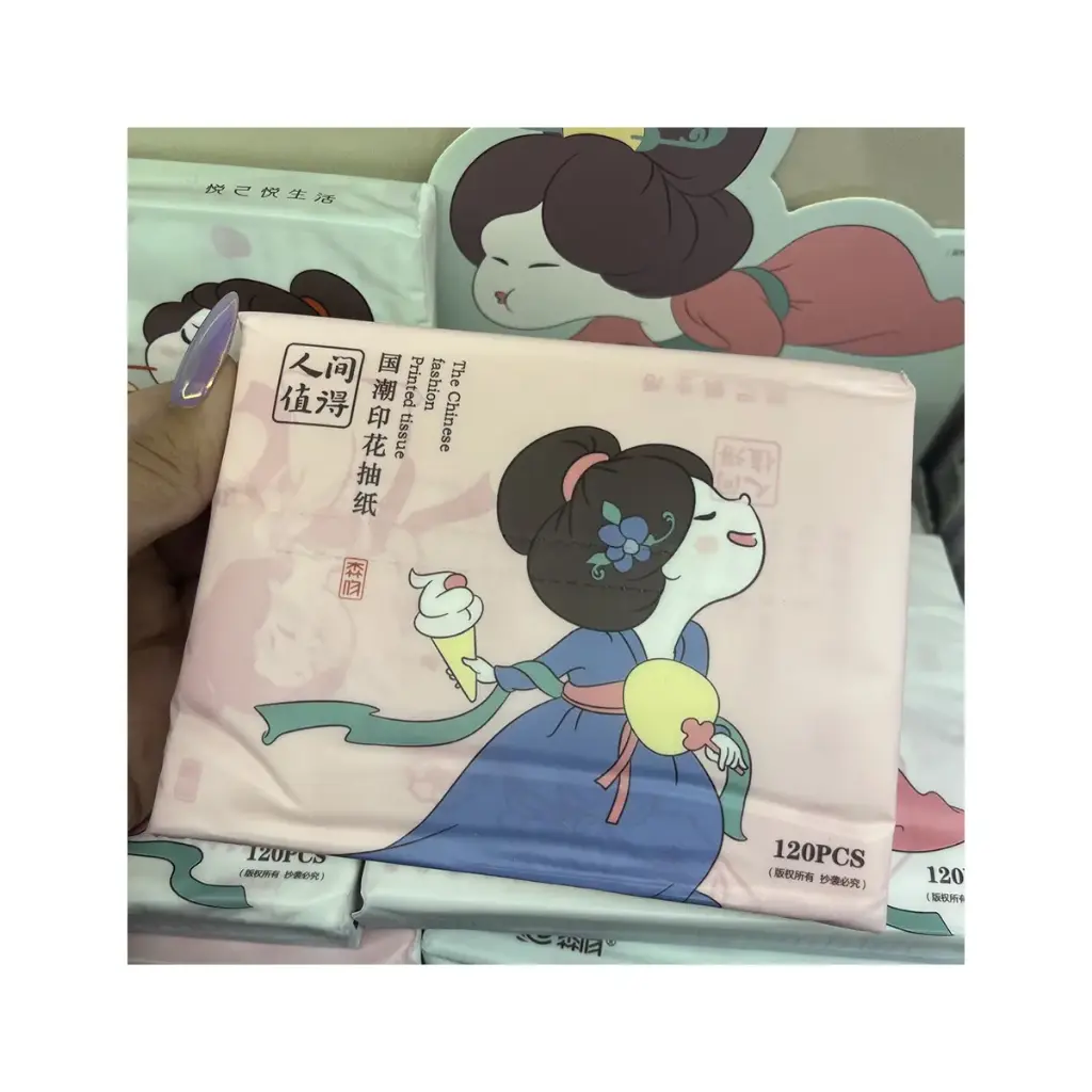 دستمال کاغذی فانتزی دختر چینی
