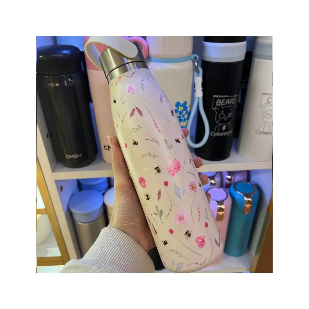 فلاسک اورجینال گرم و سرد دات نوت طرح گل و زنبور