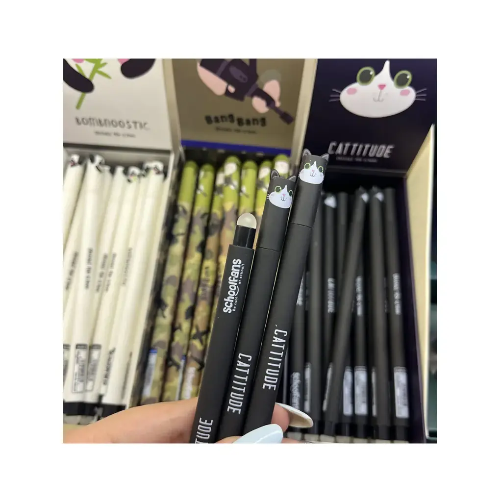 خودکار پاک کن دار طرح گربه / اسکول فنس