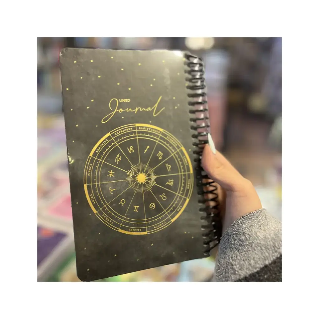 دفتر ژورنال خط دار برج فلکی سبز دات نوت