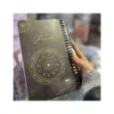 دفتر ژورنال خط دار برج فلکی بنفش دات نوت