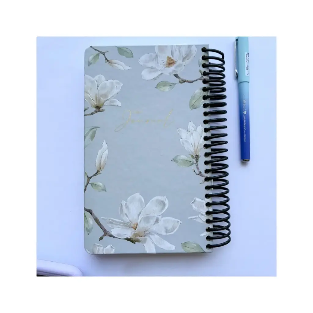 دفتر ژورنال خط دار شکوفه دات نوت