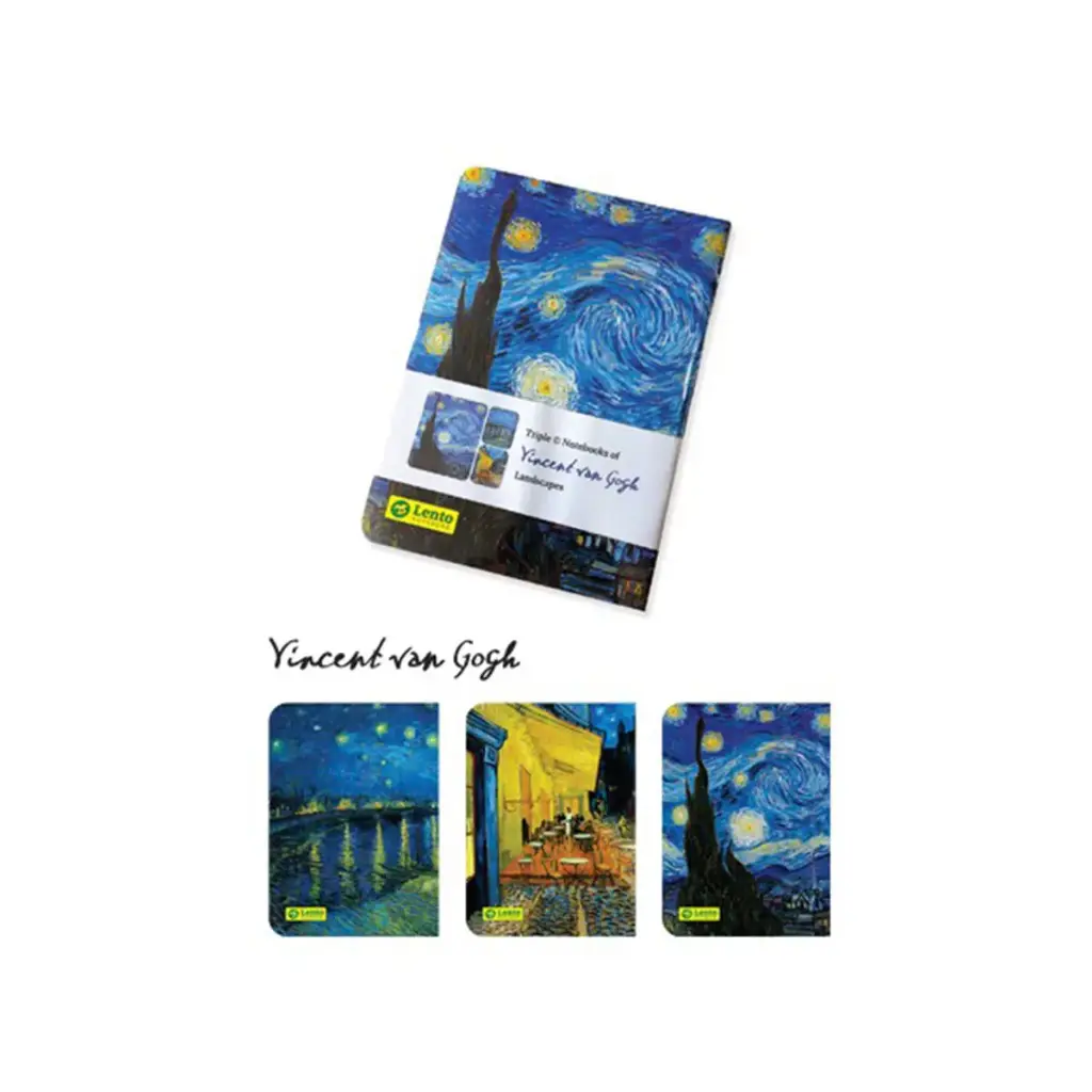 دفتر پک 3 تایی ونگوگ / لنتو