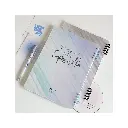 دفتر کلاسوری 60 برگ کریستالی آبی / سم