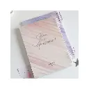 دفتر کلاسوری 60 برگ کریستالی نارنجی / سم