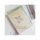 دفتر کلاسوری 60 برگ کریستالی زرد / سم