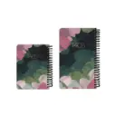 سررسید 1405 طرح گل آبرنگی مشکی دات نوت 