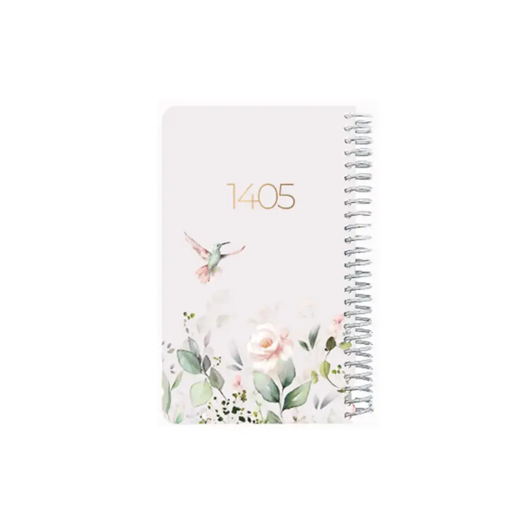 سررسید 1405 طرح رز و گنجشک دات نوت 