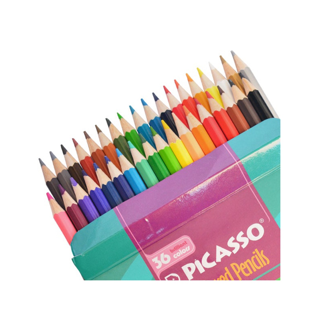 مداد رنگی 36 رنگ مقوایی / پیکاسو