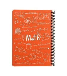 [10576] دفتر فرمول ریاضی  دات نوت (نارنجی)