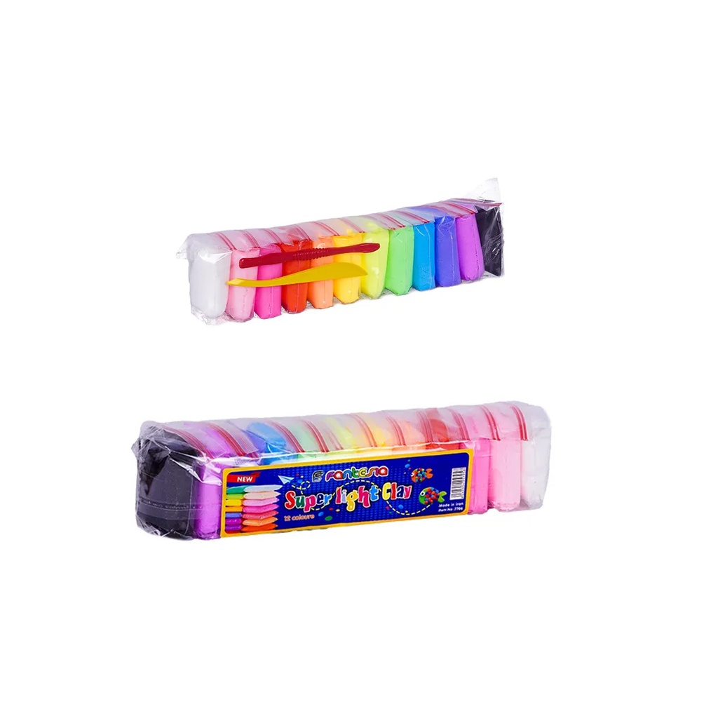 خمیر کلی 12 رنگ سبک بزرگ