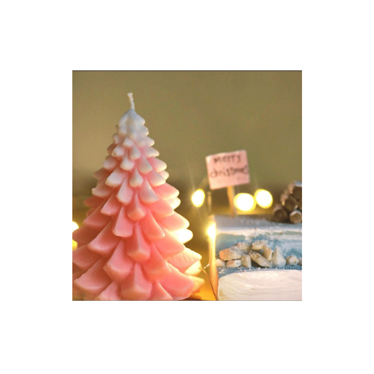 شمع مدل کاج / گلبرگ