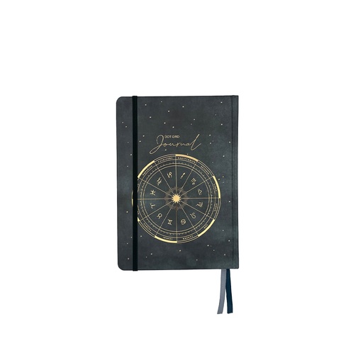 [27946] دفتر بولت ژورنال دات نوت طرح برج فلکی سبز