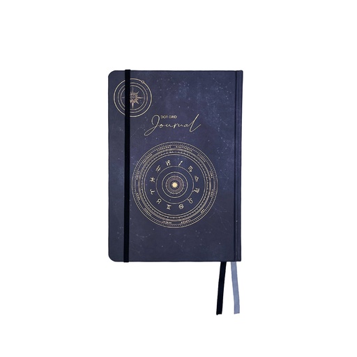 [27947] دفتر بولت ژورنال دات نوت طرح برج فلکی بنفش