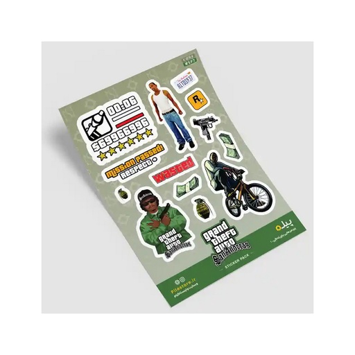 [28676] استیکر پیله استور M کد 7