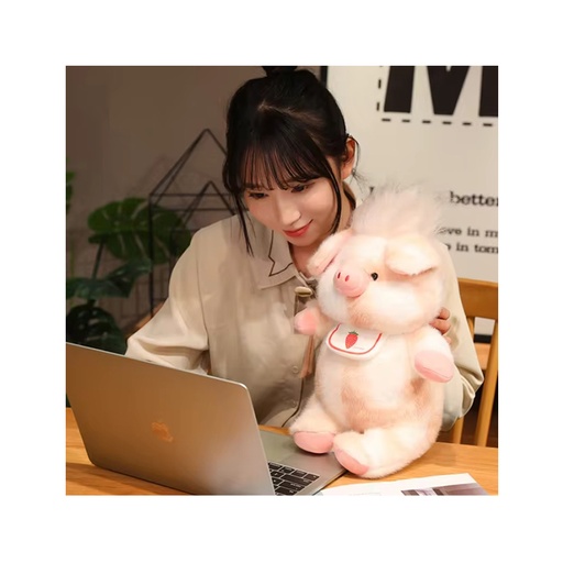 [1220] عروسک پلیشی خوک گوش قلبی سایز 1