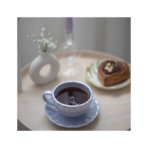 [29178] ماگ و زیره ست دالبری بنفش / لومینوس