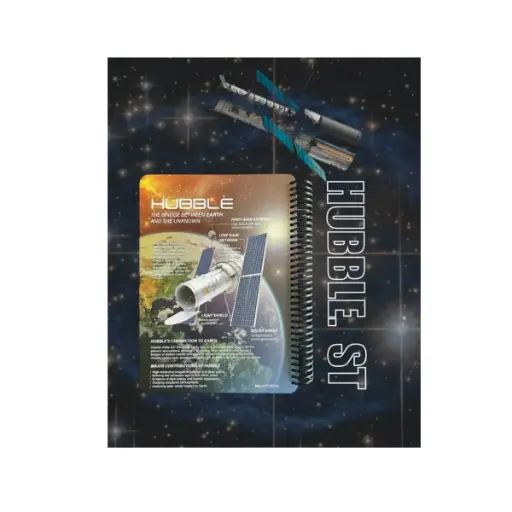 [29252] دفتر فانتزی 100 برگ وزیری گلکسی طرح 4 / پیل