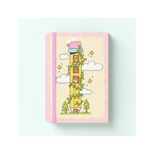 [29263] دفتر فانتزی خط دار مداد سحر آمیز / مغازک