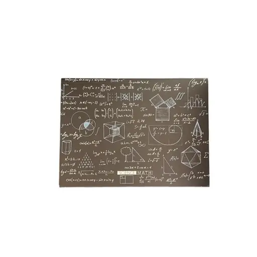 [29293] پوشه مقوایی طرح ریاضی مشکی / دات نوت