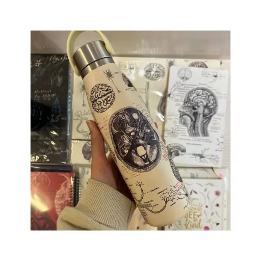 [29813] فلاسک اورجینال گرم و سرد دات نوت طرح مغز طوسی