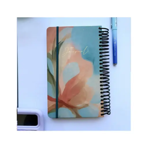 [29997] دفتر ژورنال خط دار آبرنگی دات نوت