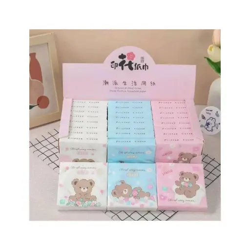 دستمال کاغذی فانتزی طرح خرس تدی