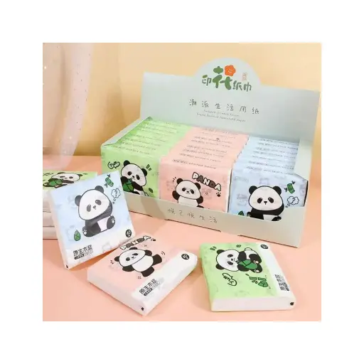 [30166] دستمال کاغذی پاندای خوشحال