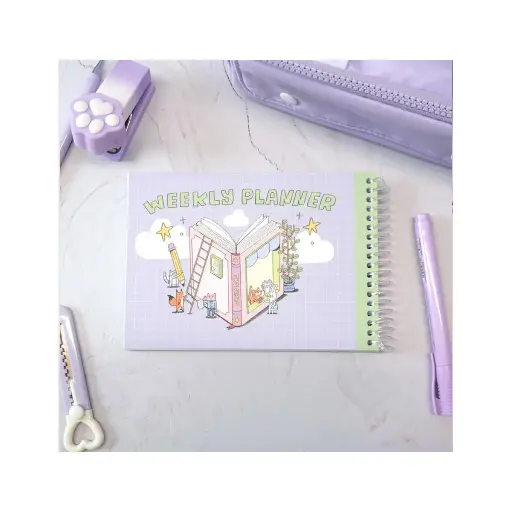 [30178] پلنر یکساله Weekly طرح کتابچه تلاش / مغازک