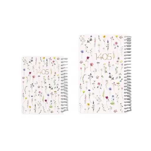 [30394] سررسید 1405 طرح گل بهار دات نوت 