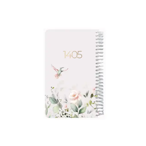 [30412] سررسید 1405 طرح رز و گنجشک دات نوت 