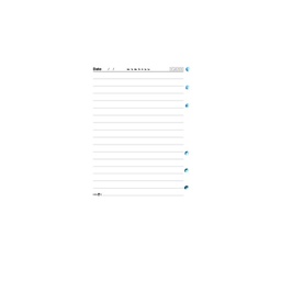 [2138] یدک کلاسور 6 حلقه یادداشتی 80 برگ