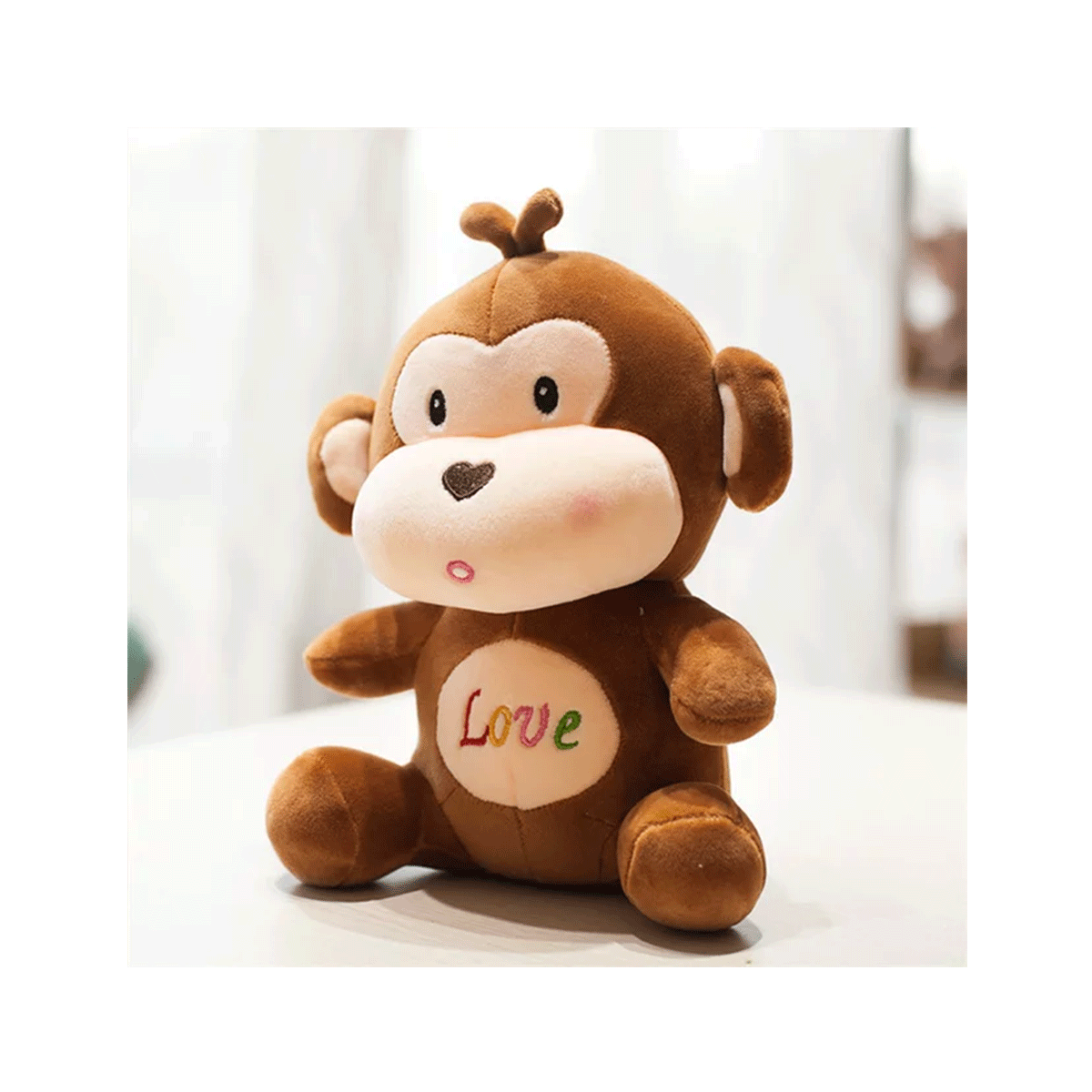 [3327] عروسک پلیشی میمون شکم لاو