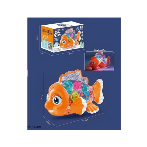 [3750] ماهی چرخ دنده ای باطری خور