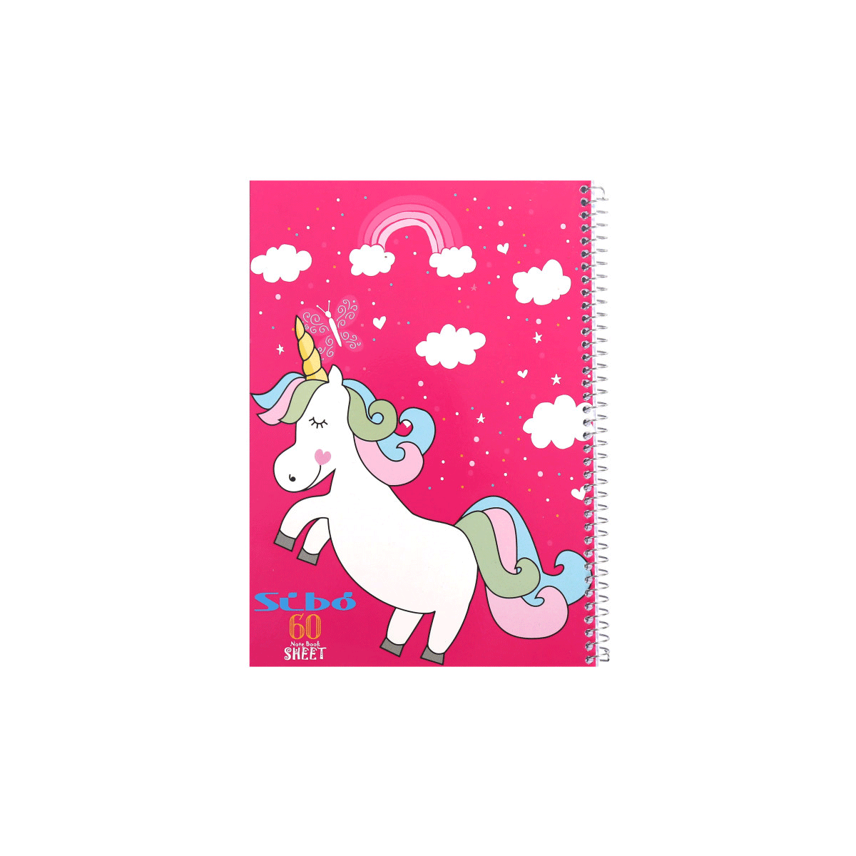 [7202] دفتر 60 برگ پونی طلقی / سیبو