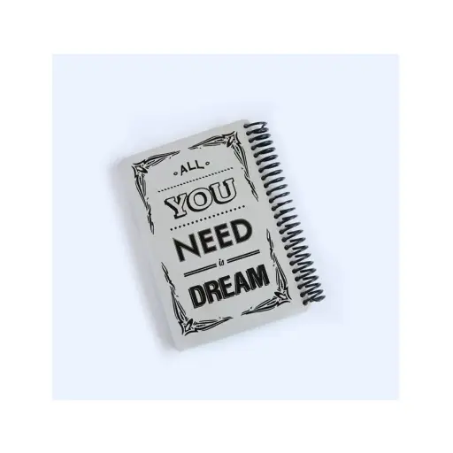 [8287] دفتر جلد طوسی You Need Dream / دات نوت