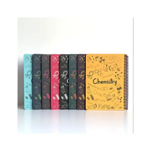 دفتر خط دار دات نوت طرح فرمول درس شیمی