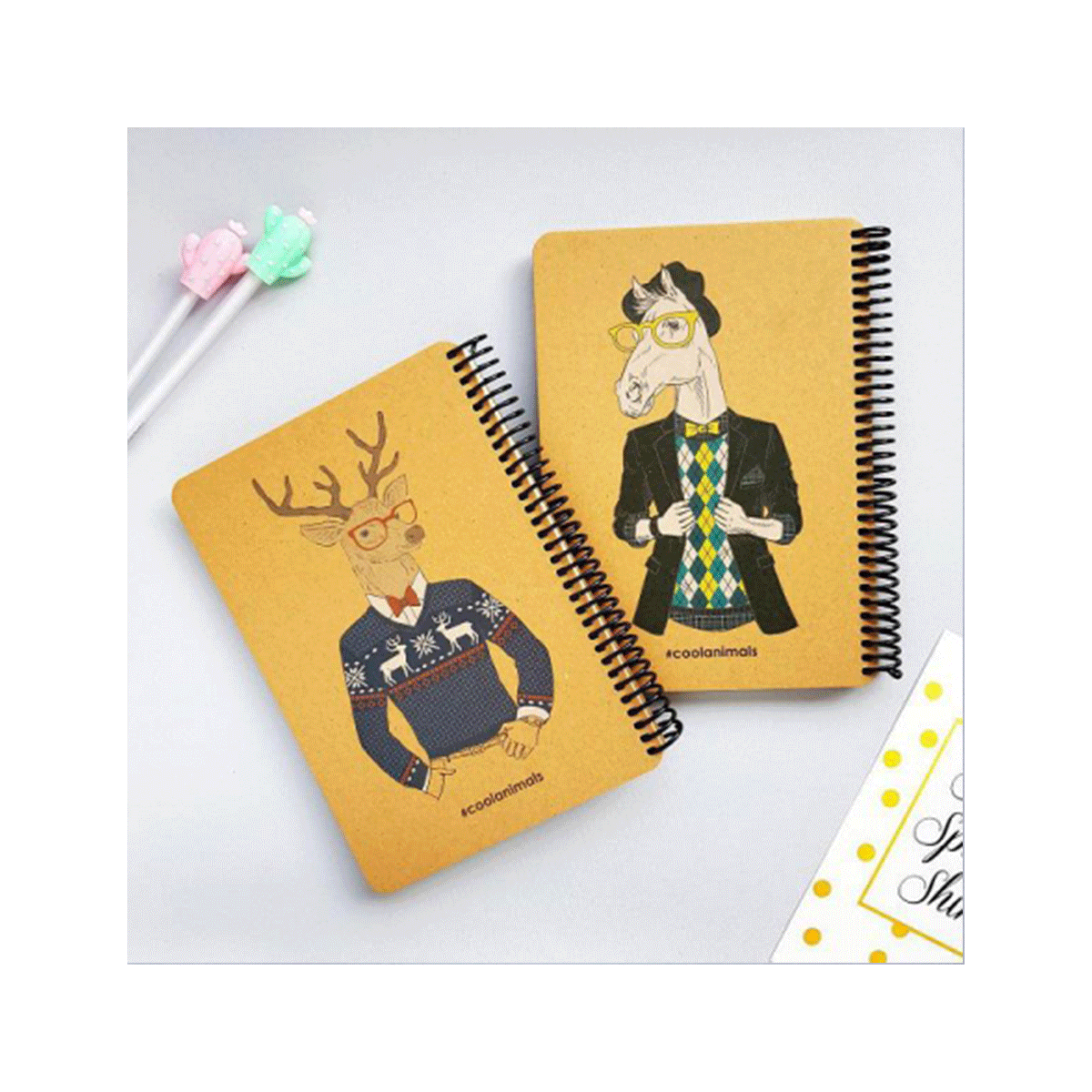 دفتر حیوانات خونسرد جلد سخت A5 / دات نوت