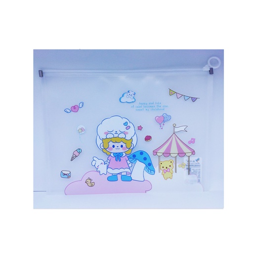 [6986987561182] پوشه شفاف فانتزی آ4 طرح دختر سینامورول