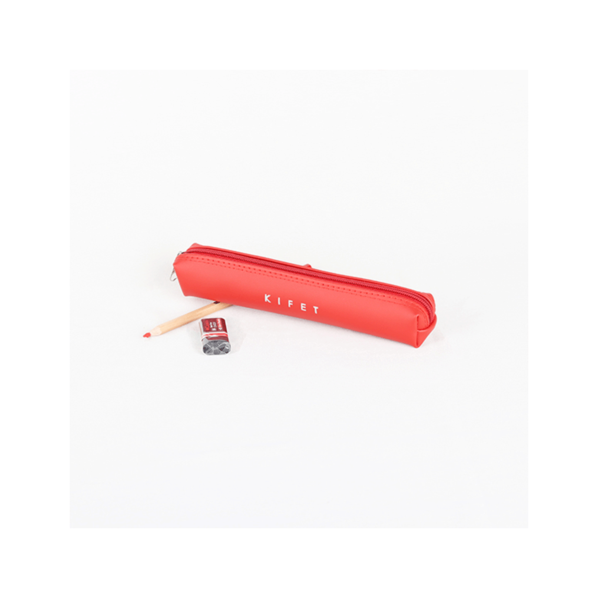 [22981] جامدادی دانشجویی مینیمال پاستیلی قرمز / کیفت