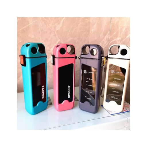 قمقمه نی دار اسپرت حلقه دار مدل طوطی