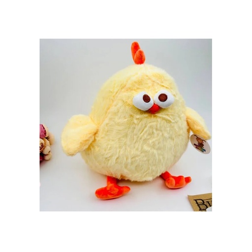 [26986] عروسک پلیشی جوجه مرغ چشم قلمبه