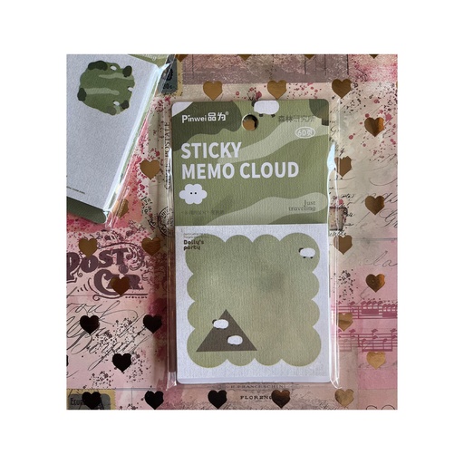 [27312] استیک نوت فانتزی مزرعه سبز طرح 4